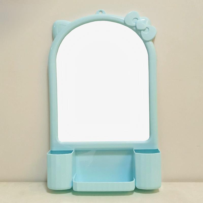 家用时尚多功能两用挂镜浴室镜子免打孔壁挂镜洗手间卫浴化妆镜