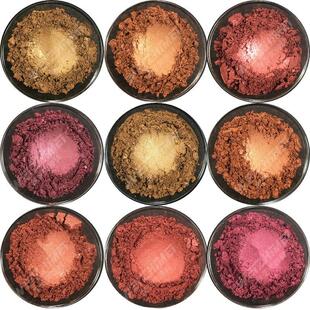 云母铁系列珠铁色金属色珠光料棕红青铜光酒红紫铜粉粉GNO闪颜粉