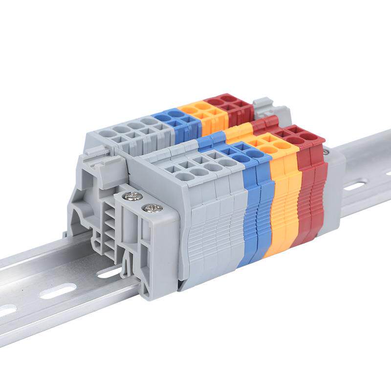 导轨式固定件E/UK终端堵头 UK2.5B接线端子排ST紧固座PT卡扣件C45