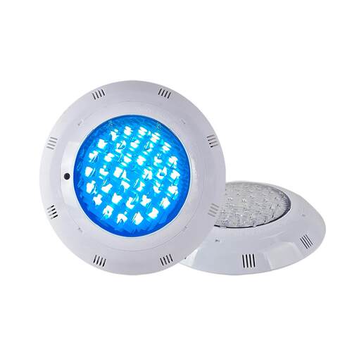LED户外广场小区公园水景专用abs塑料款全彩外控喷泉灯 水底灯12W
