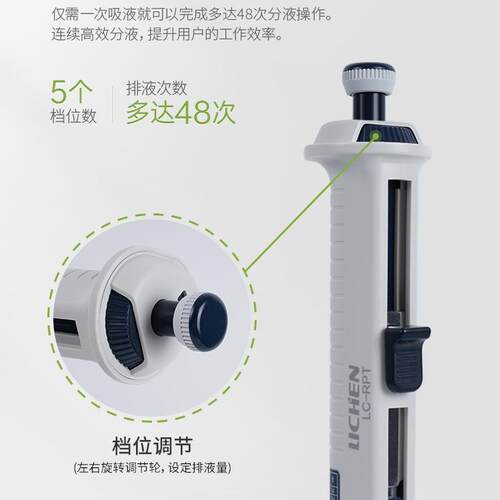 科技连续手动分配器LC-RPT-10μL-5mL