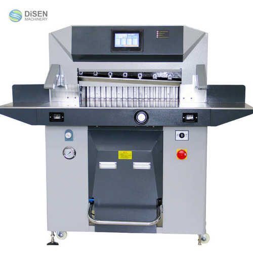 6710PX全自动液压切纸机 大型程控裁切机 8cm标书相册名片裁纸机