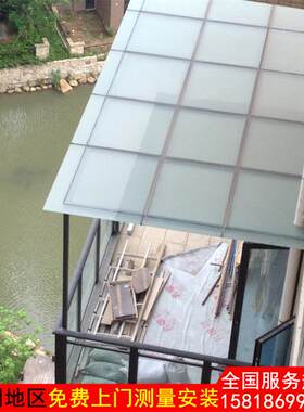 深圳断桥铝合金不锈钢夹胶钢化玻璃阳光房遮阳屋顶露台雨棚封阳台