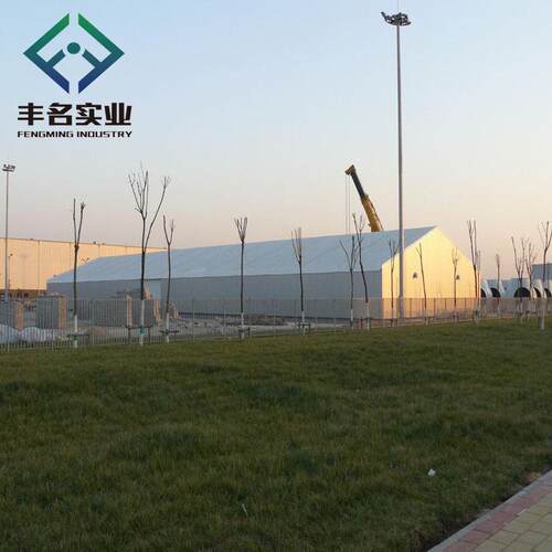 20x80m户外遮阳遮雨仓储活动帐篷工地工厂用大型铝合金篷房