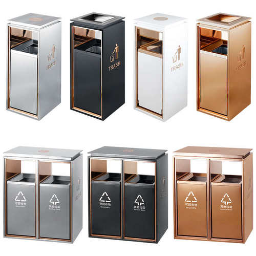 商用垃圾桶单位办公楼道室外酒店宾馆灭烟桶带烟灰缸吸烟桶电梯口