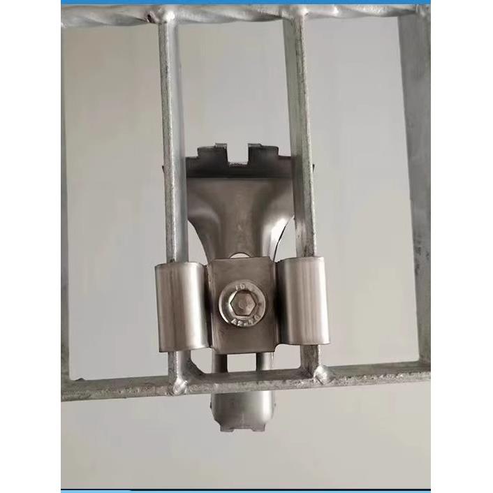 皓轩钢格板格栅板固定夹热镀锌不锈钢A型夹B型夹C型夹