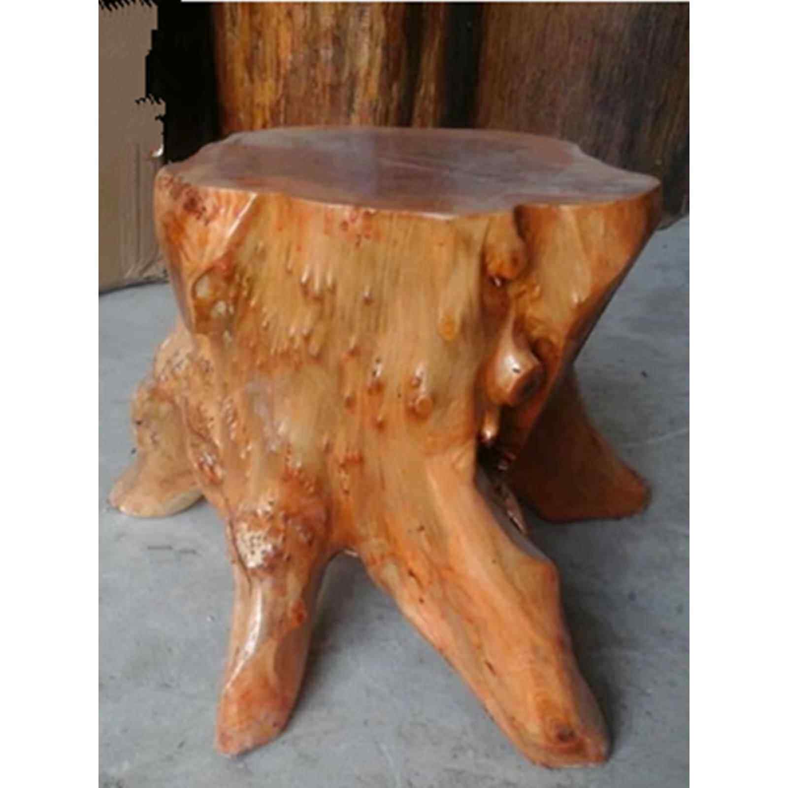 天然根雕凳子实木树墩子原木树桩木头茶几凳木桩坐凳树根底座花架