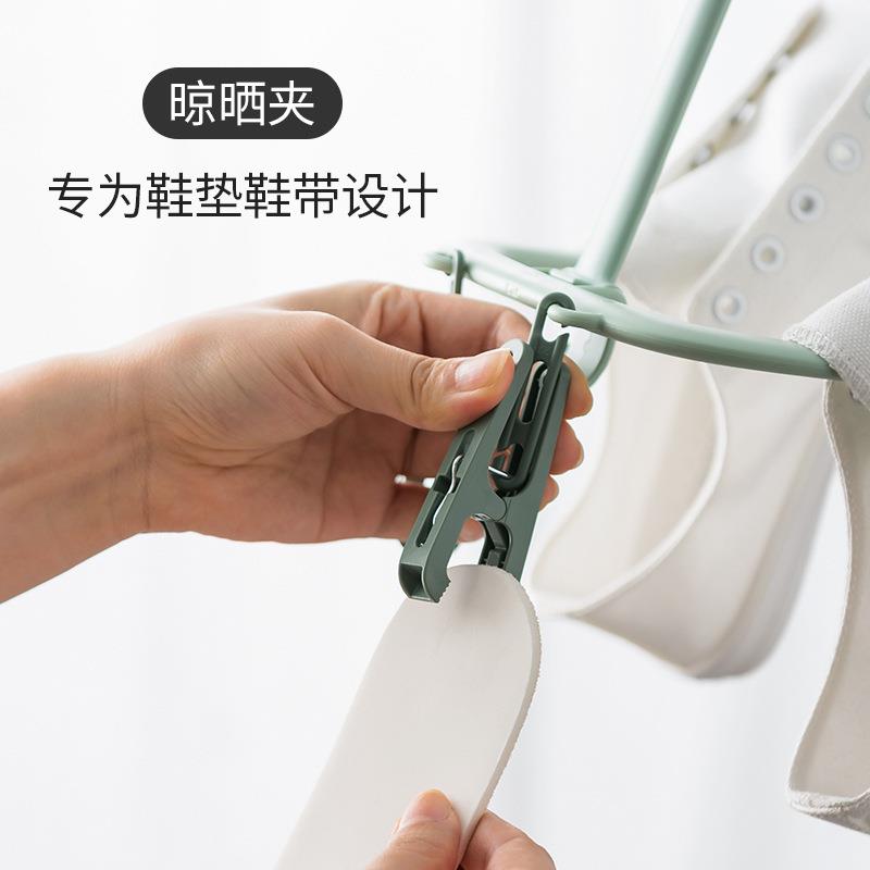 旋转挂鞋架双钩晒鞋架挂鞋子的晾鞋架室外挂钩晾晒架收纳晾衣架