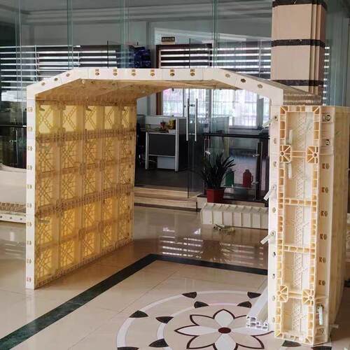 塑钢模具挡墙涵洞框架梁现浇塑料模板挡土墙管廊混凝白色高密度路