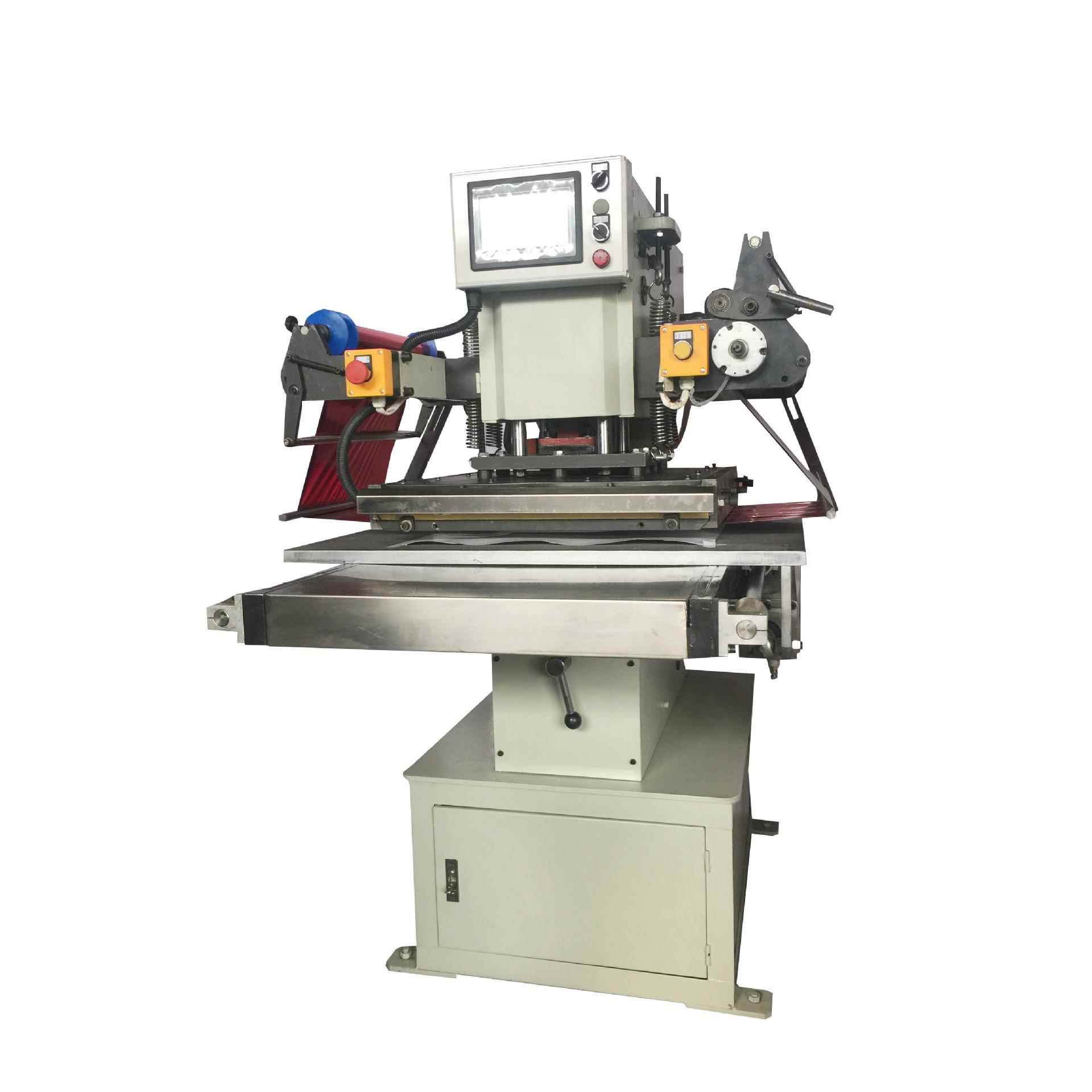 WT-20C气动工作台自动进出烫金机亚克力礼盒木头平面烙印烫金机