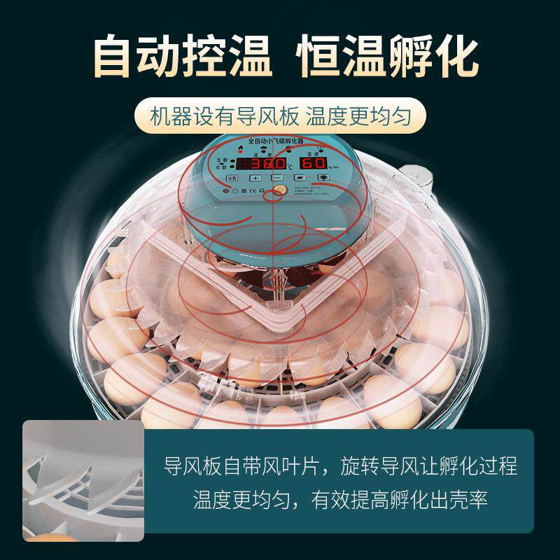新伟达孵化机小型家用孵化器全自动智能鸡鸭鹅鸽孵蛋机鹦鹉孵蛋器