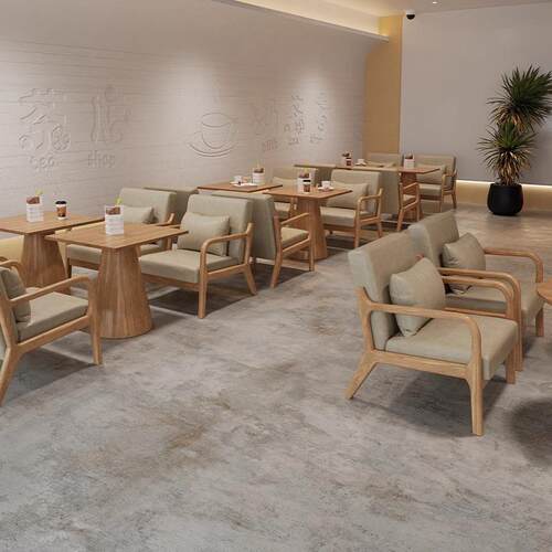 单沙人发椅咖啡店甜奶茶店实木椅组合民1801小宿酒店休闲接桌待洽