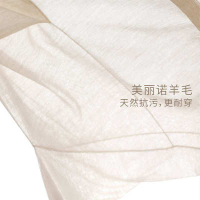 40S兰精天丝罗纹面料150G美利奴羊毛透气打底针织1*1螺纹坑条布料