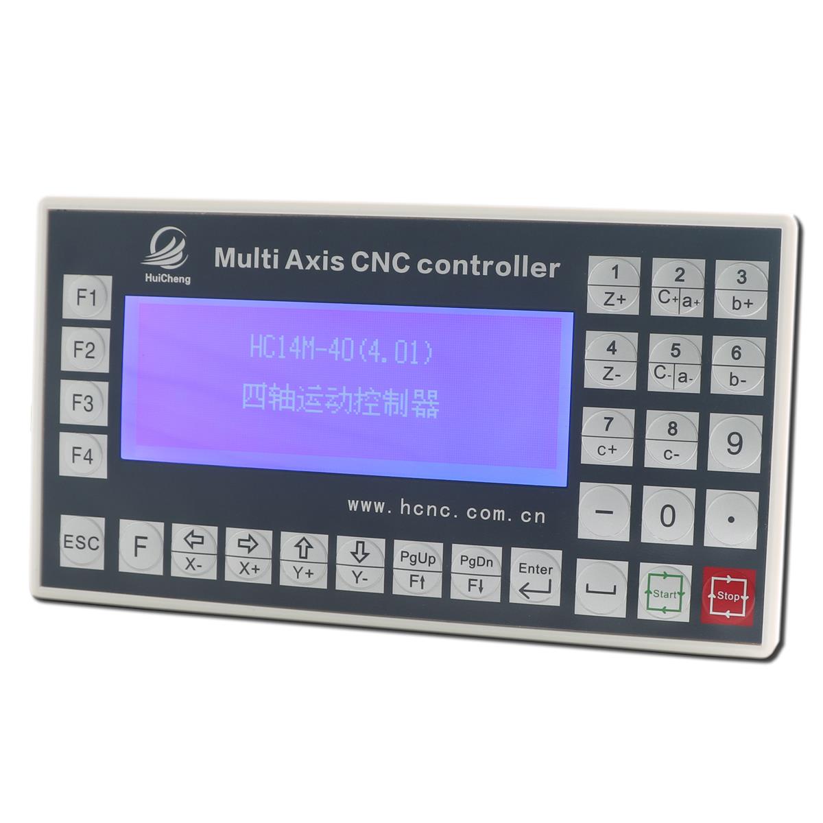 HC14M单双两2三3四五5六6轴液晶伺服闭环步进可编程控制器示教