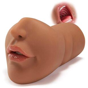 Oral Mouth Male Masturbator Cup Sex Toy For Men Deep