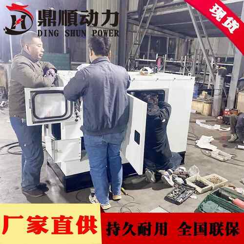 20KIOk铜柴油静音箱发电机组全无w刷缸三相380V24千双瓦发电机组