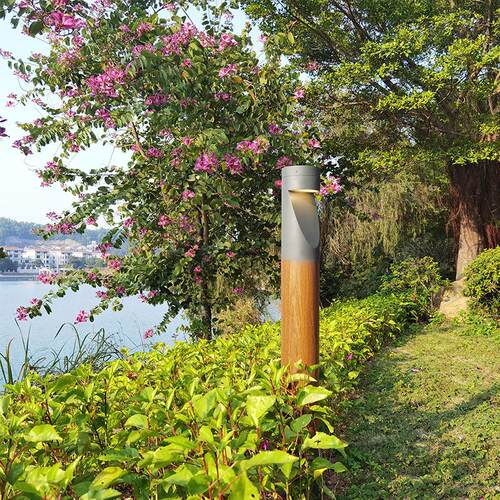 大恒户外防水草坪灯现代花园庭院灯创意铝材单头户外庭院景