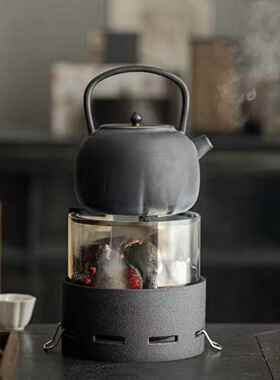 煮室茶茶宜还围炉茶日式炉事可观炭炉家用室户外明火煮茶EFS炉煮
