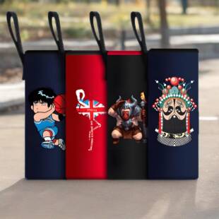 杯子袋保温杯套水杯套玻璃杯套子保护套带提绳通用350ml500ml隔热