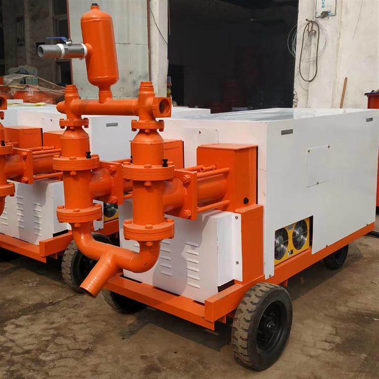 WDSJ双缸双液砂浆注浆机桥梁护坡双液注浆泵隧道11kw双液注浆机