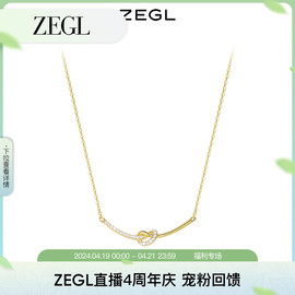 zegl925纯银高级感项链女生轻奢小众，锁骨颈链配饰生日礼物送女友