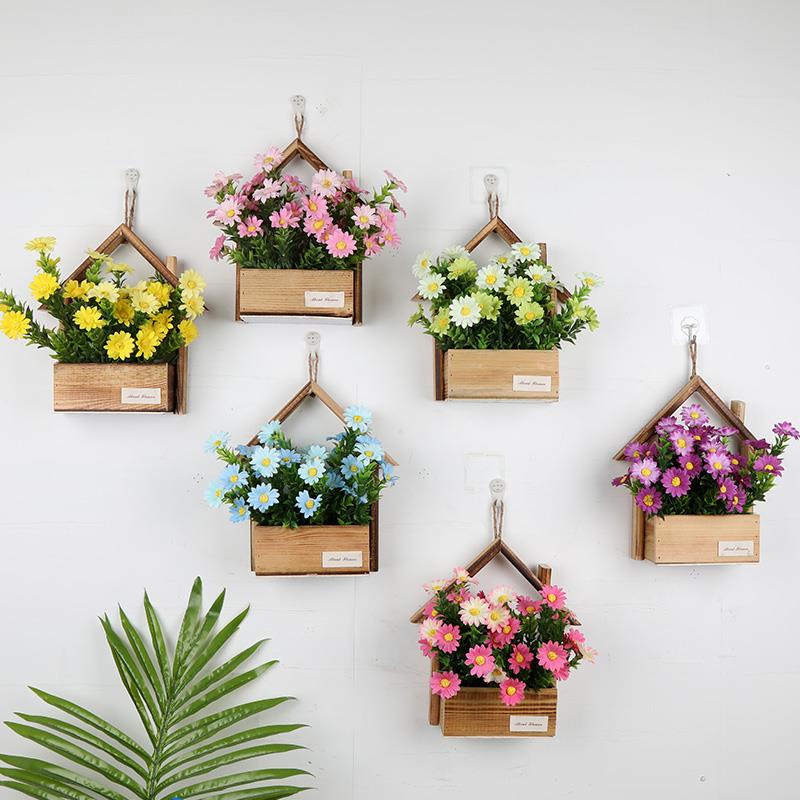 创意墙面花装饰壁挂花彷真花假花家居客厅店铺墙上装饰花挂件简约