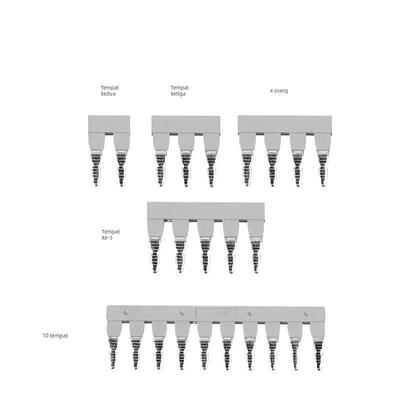EB10-8边插式连接条UK5-HESI保险端子短接片UK6N边插连接厂家直销