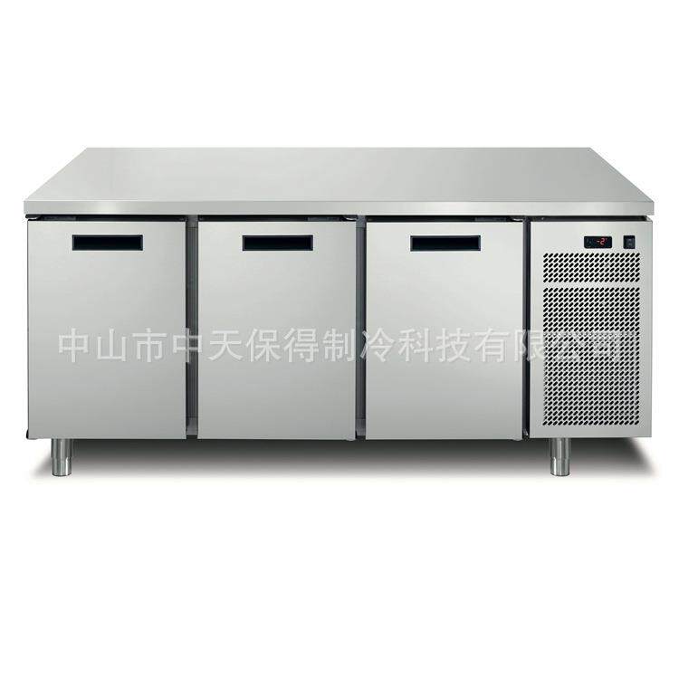 矮身商用冷藏工作台水果捞展示柜沙拉台冷藏操作台甜品冰柜