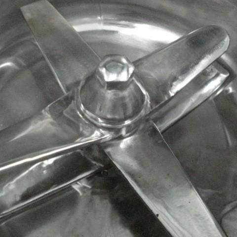 活性碳改性搅拌机桨叶100L现货PVC混合机叶片混料机不锈钢叶轮