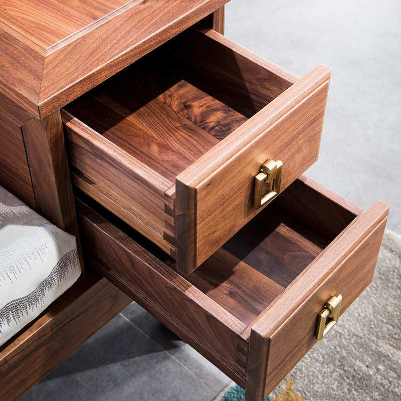 北美黑胡桃新中式家具，中式贵妃沙发，实木客厅组合布艺沙发,住宅家具,实木沙发,淘宝优惠券,粉丝福利购,淘宝优惠卷