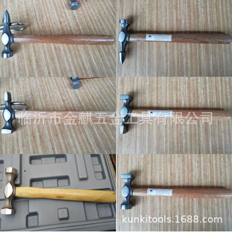 七件套青冈木柄锻打汽车修理钣金工具 K7PCS010