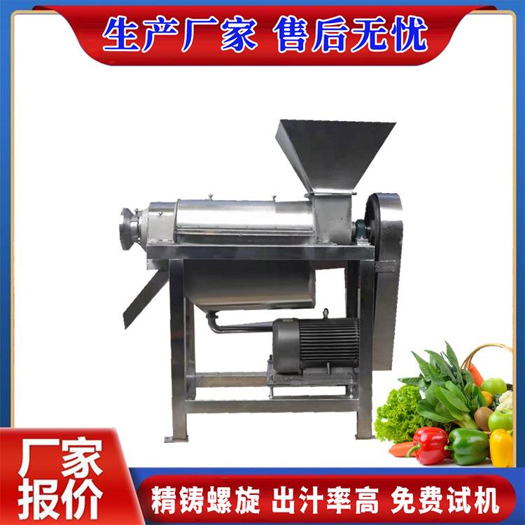 大型工业螺旋果蔬榨汁机商用菠萝去核打浆机荔枝枇杷去核打浆机
