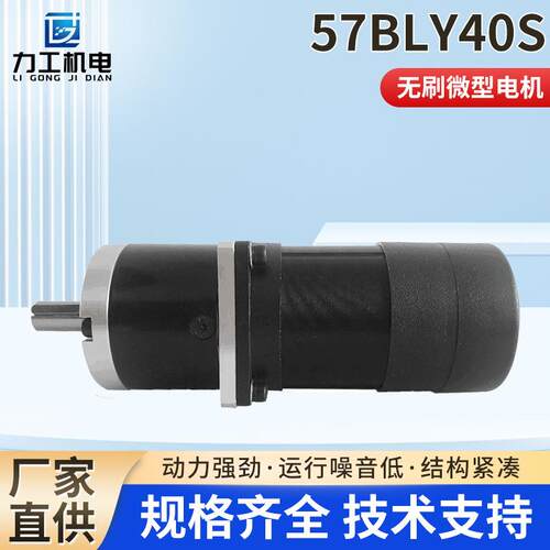 57BLY40S无刷微型电机高扭矩低噪音防水防尘微型电机大扭矩无刷马