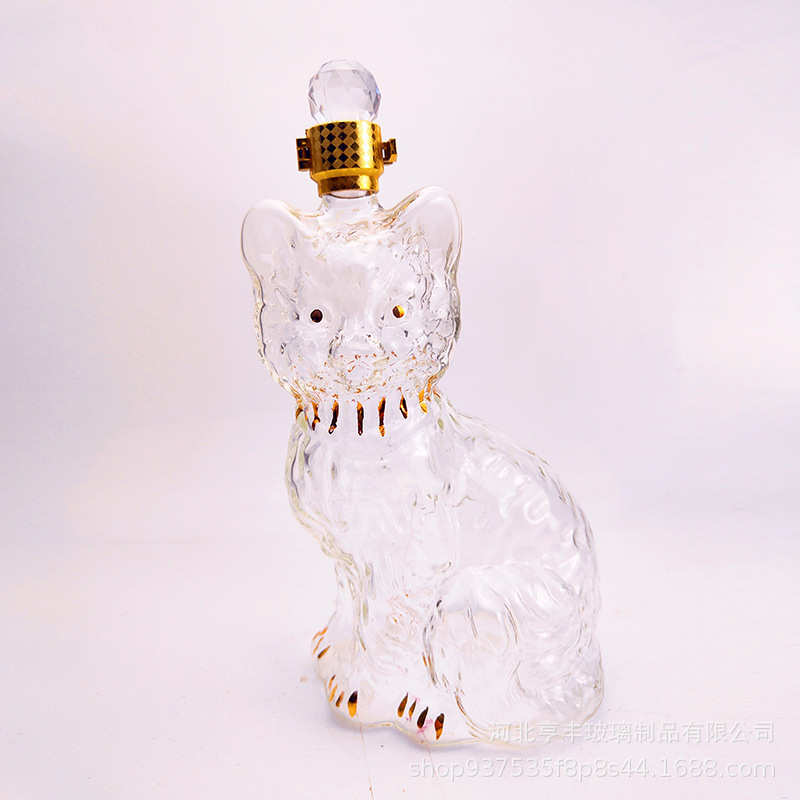 新款猫型泡酒瓶动物酒瓶工艺酒瓶十二生肖创意酒瓶