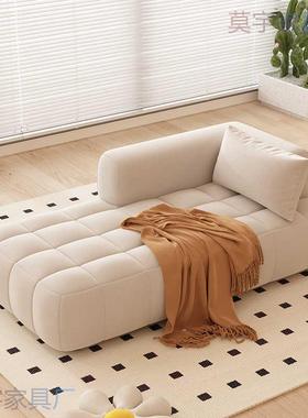 奶油风厅贵妃椅单人沙发美人榻躺椅客卧酒出租直排79933阳店室台