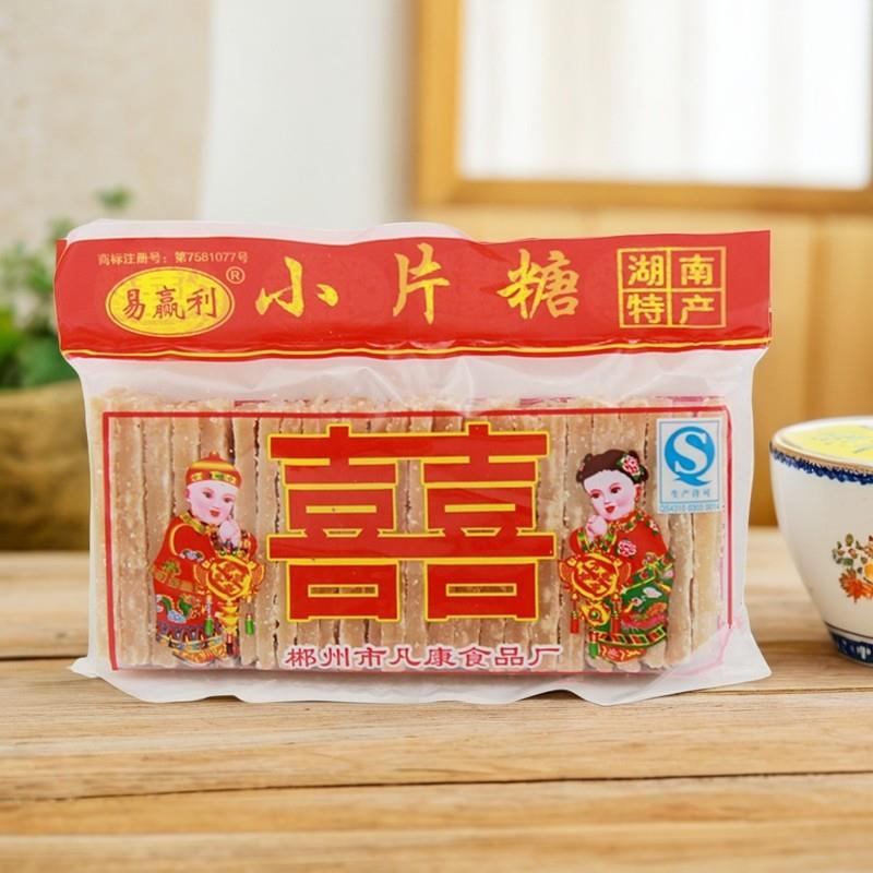 湖南郴州老红糖小包装小片糖月子经期孕妇麦芽糖黄糖特产210g/包