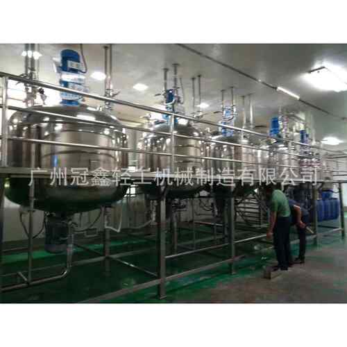 2000L洗发水加热搅拌罐液洗搅拌锅香波均质搅拌槽药液提取罐