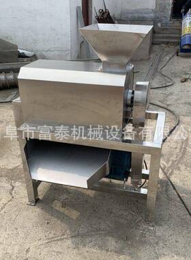 水果汁饮料生产线 芒果荔枝去核打浆机 水果去皮去核双道打浆机