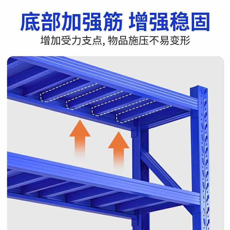 重型仓库货架置物架家用多层储物架快递加厚超市仓储货物收纳铁架