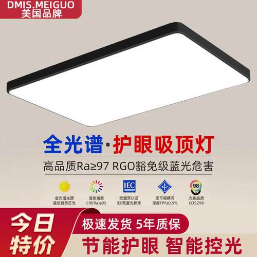 2025年新款led吸顶灯房间卧室灯客厅灯大厅现代简约大气中山灯具2