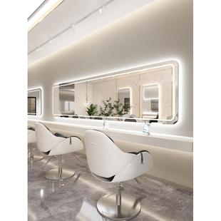 横挂理发店镜子竖挂网红美发店镜台发廊专用壁挂墙烫染剪发大通镜