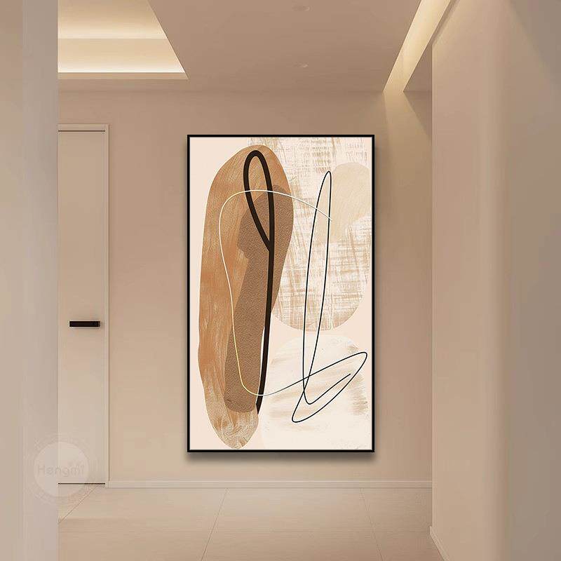 新款直销纯手绘油画客厅玄关过道立体肌理装饰挂画大幅抽象现代简