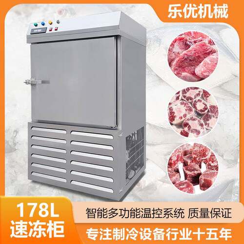 青岛饺子食品速冻柜猪肉条腌制羊排牛排小型速冻机-45度低温速冻