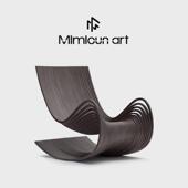 米米村设计师摇椅单人实木躺椅阳台休闲 椅家用客厅卧室懒人沙发