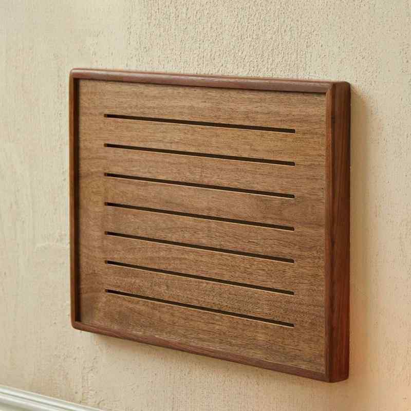 遮挡电箱表装饰画胡桃木网弱挂FAYww4GM电箱盖板多媒体画实木闸配