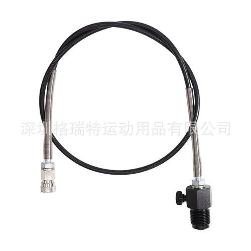 黑色G5/8DIN接头带泄气开关和36英寸压管8mm快接母头