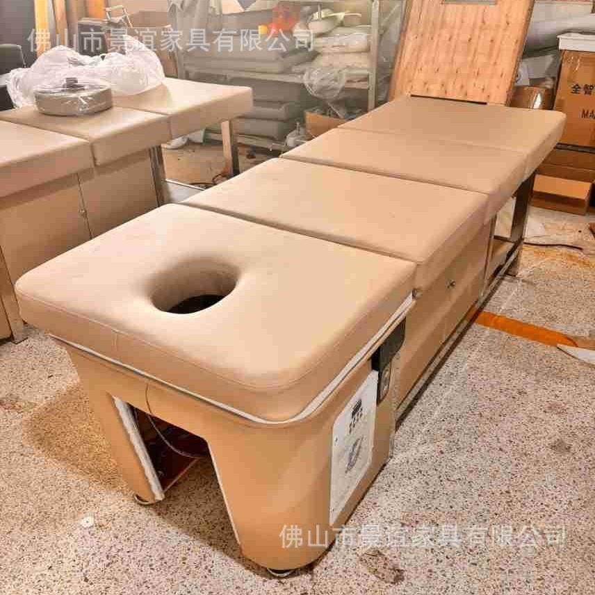 头疗洗头床养发馆恒温熏蒸水循环理发店专用按摩采耳床储水洗头床