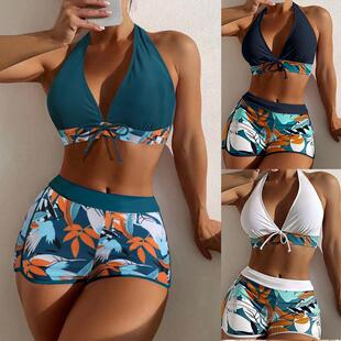 split flat Advanced bikini women angle high swimsuit