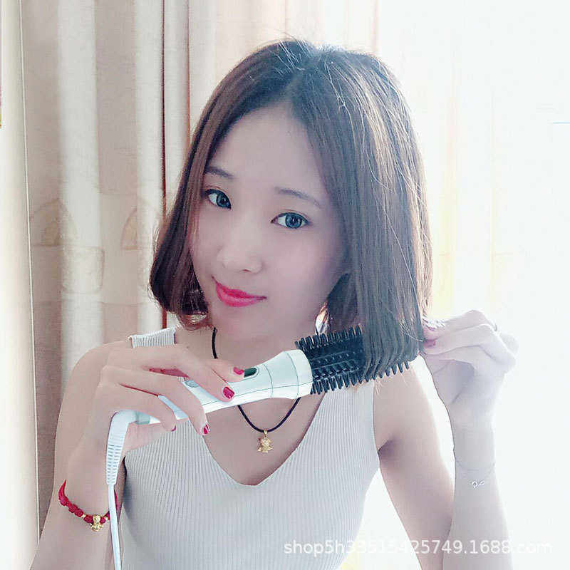 短发内扣卷发器打理懒人卷发棒女大卷大波浪电卷梳直发梳防烫