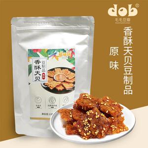 毛毛豆瓣 香酥天贝即食天贝熟天贝大豆制品120g装